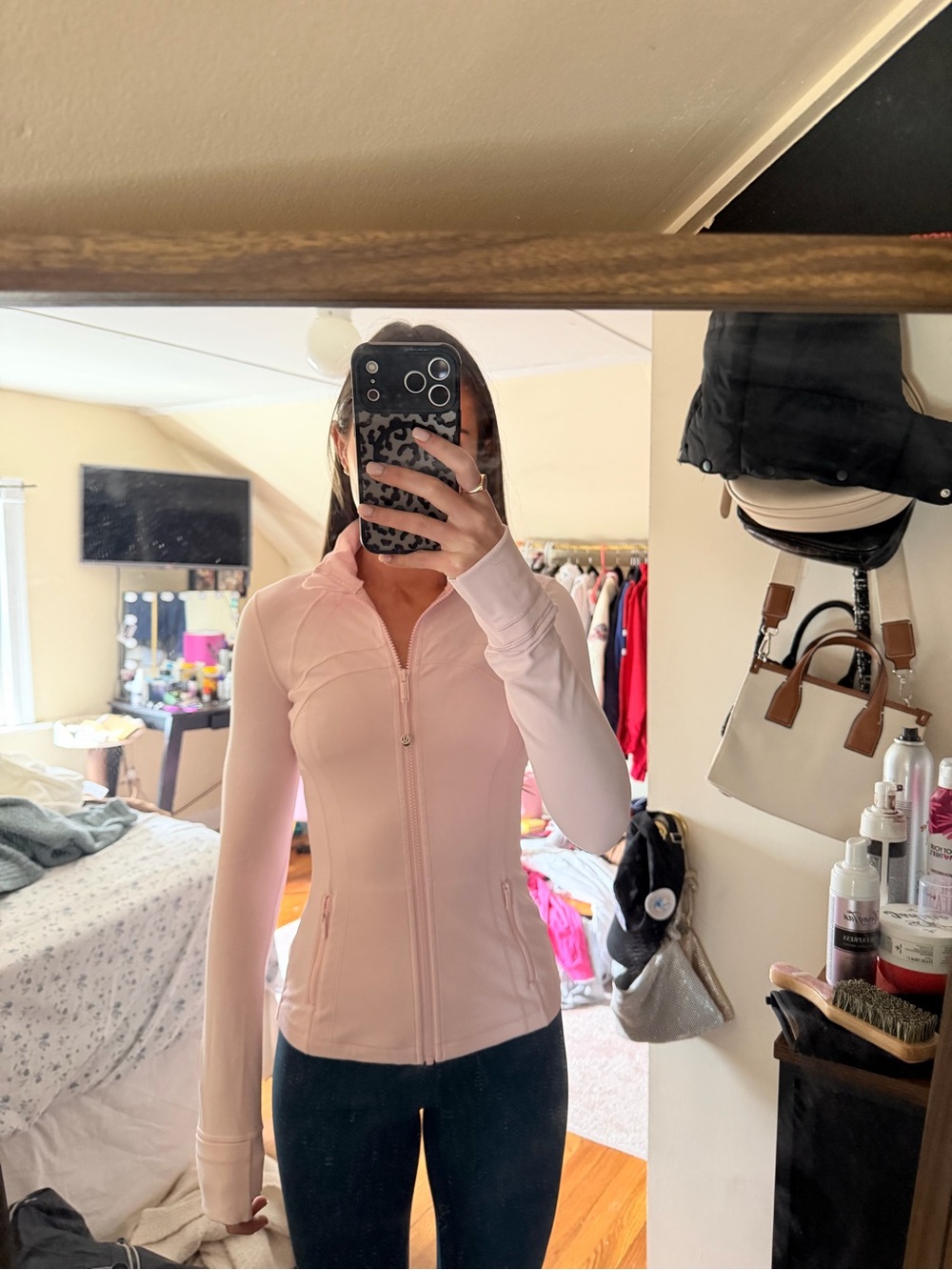 Lululemon define jacket strawberry milkshake